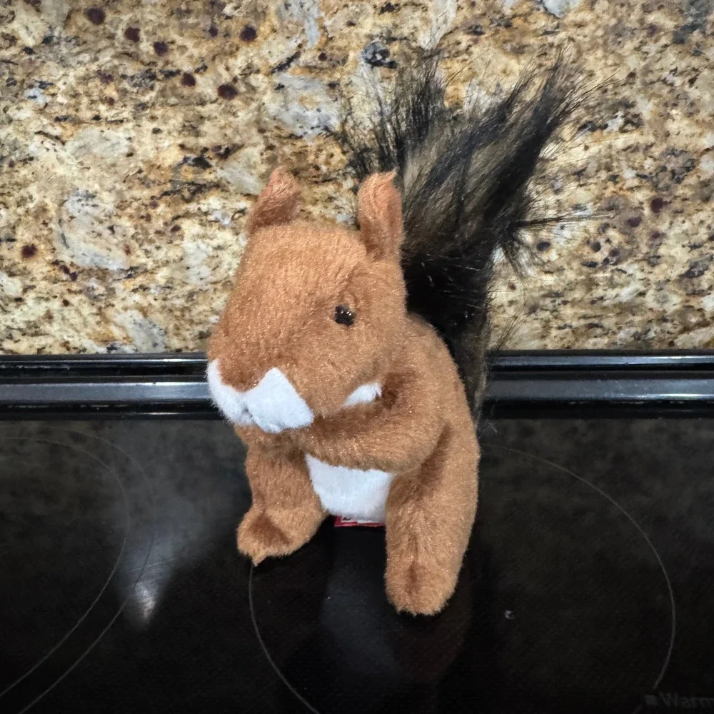 Douglas Cuddle Toys Brown Squirrel Plush Stuffed Animal Bushy Tail 6 Inch